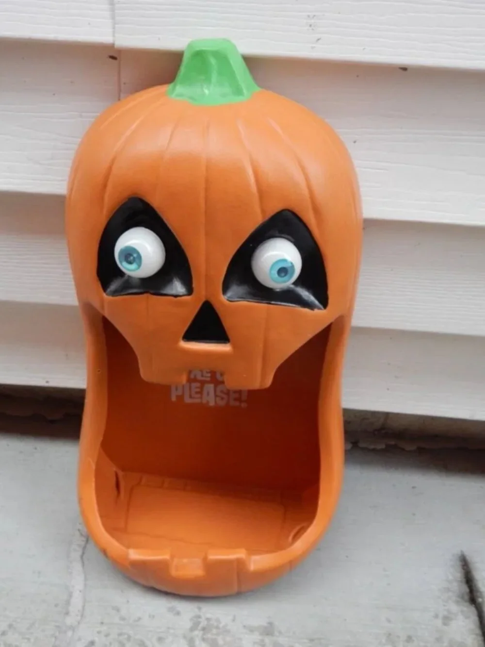 Gemmy Halloween Animated Jack-O’-Lantern Candy Bowl Animated Talks Lights *****